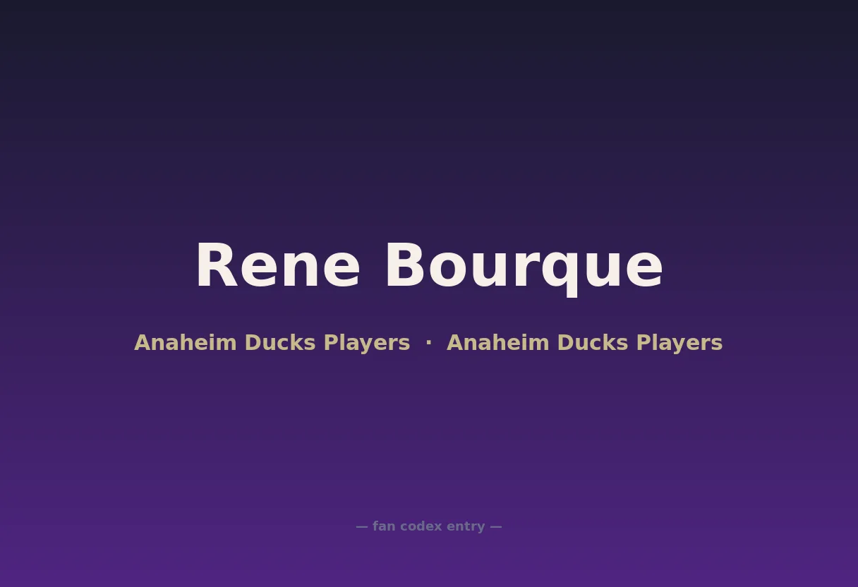 Rene Bourque