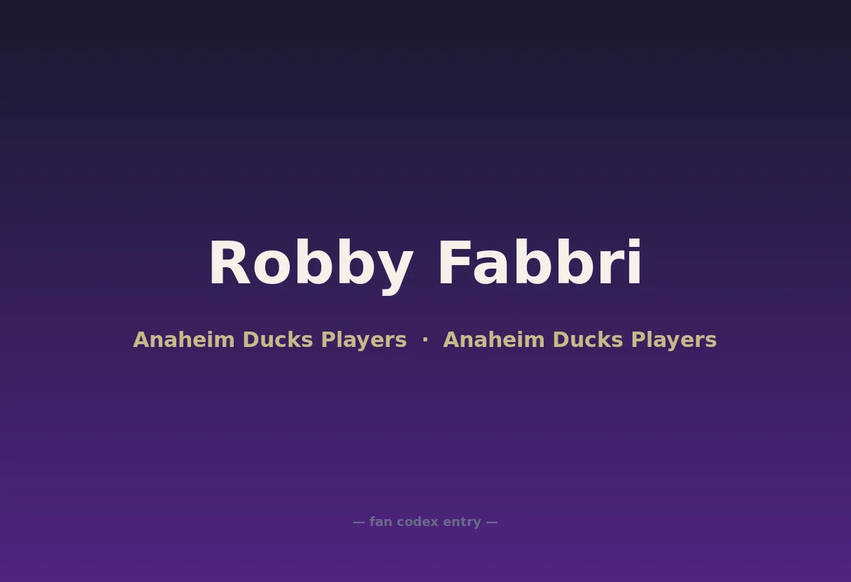 Robby Fabbri