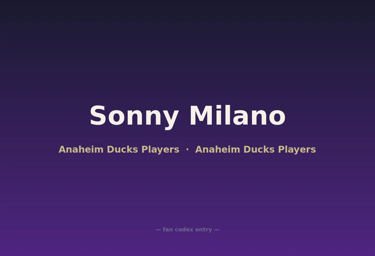 Sonny Milano