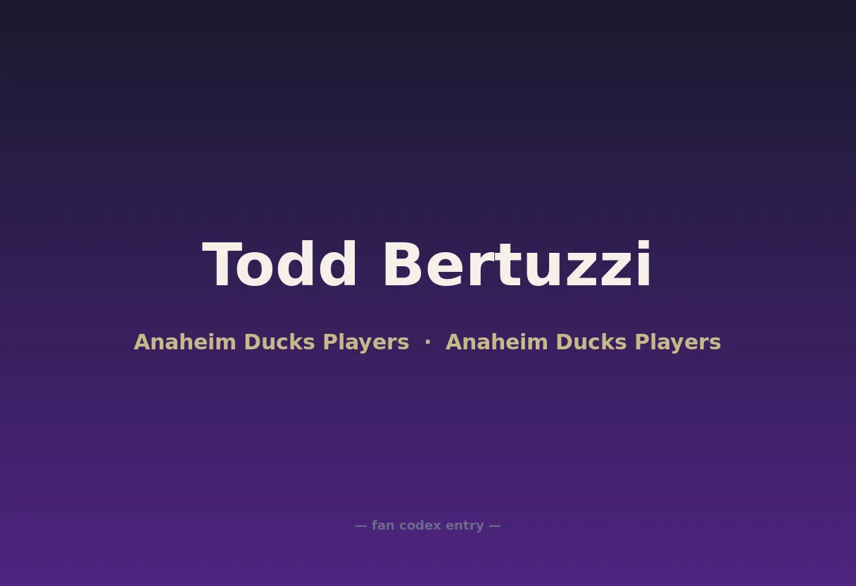 Todd Bertuzzi