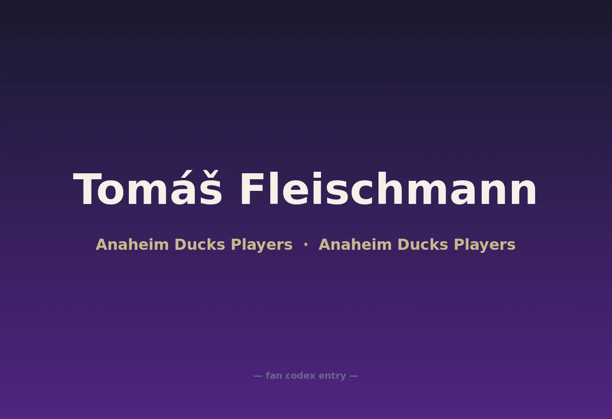 Tomáš Fleischmann
