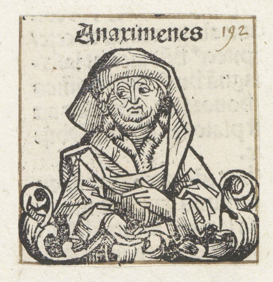 Anaximenes Anaximenes (titel op object) Liber Chronicarum (serietitel), RP- -49-20-15