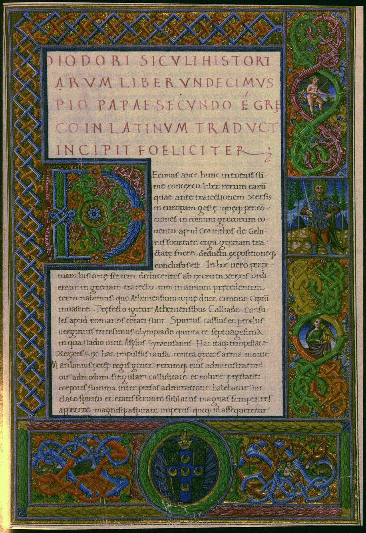 Diodorus, Latin translation
