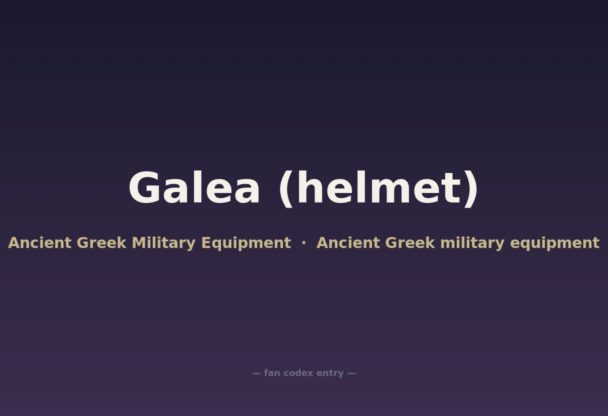 Galea (helmet)