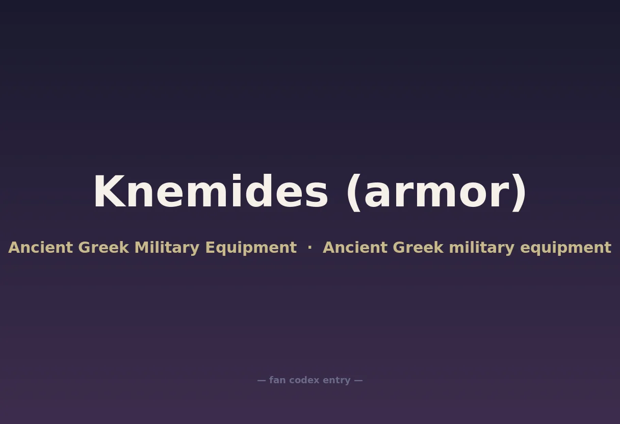 Knemides (armor)