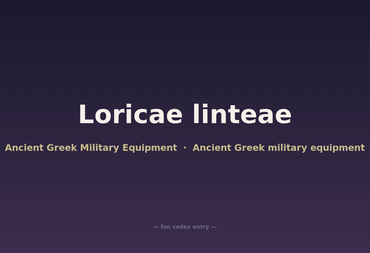 Loricae linteae