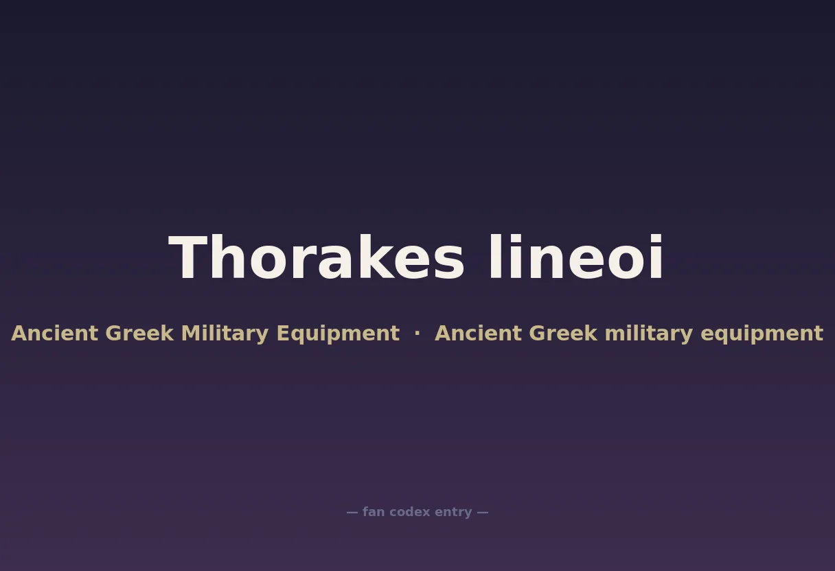 Thorakes lineoi