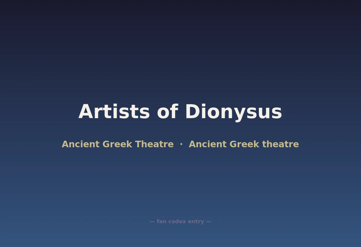 Artists of Dionysus
