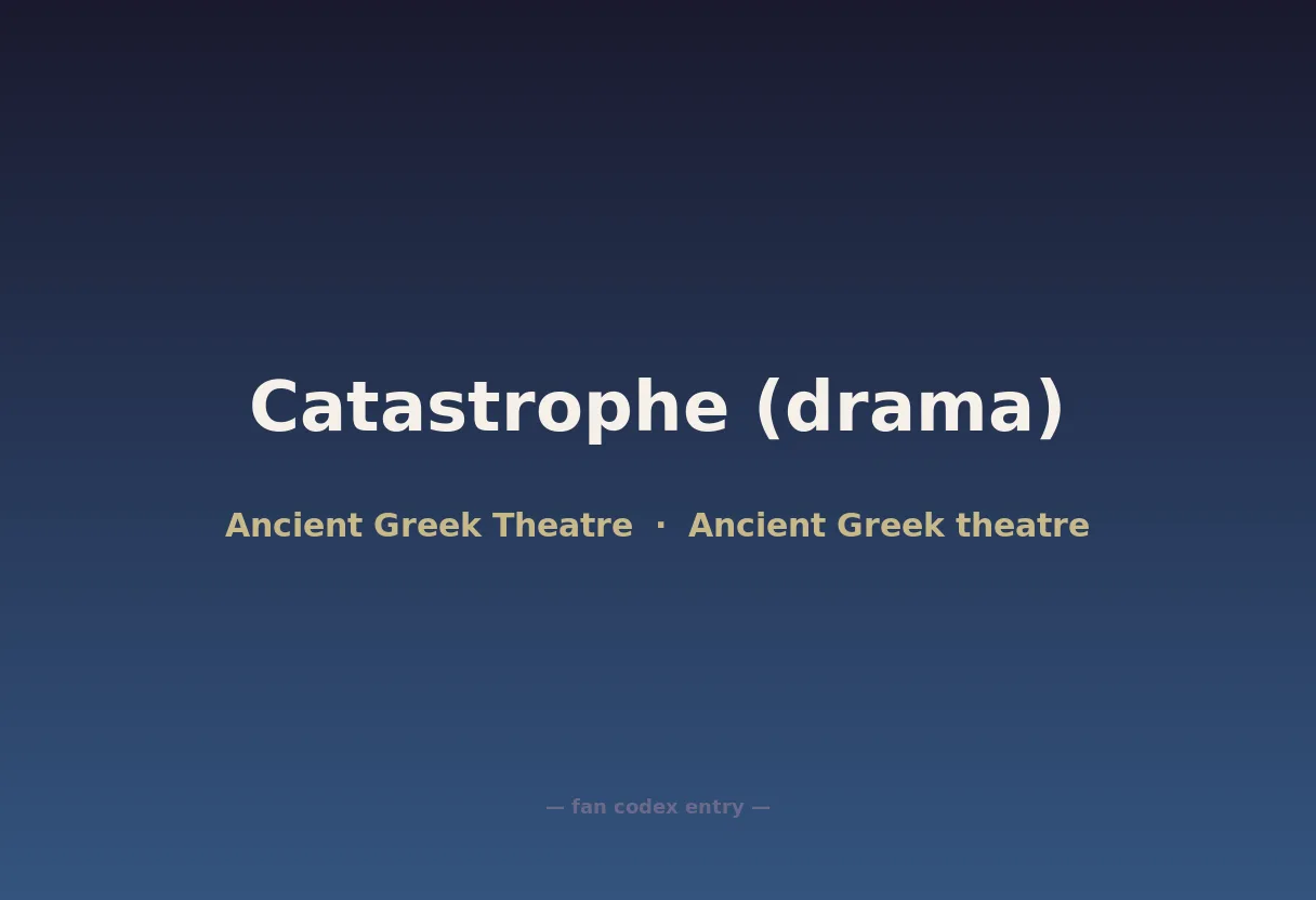 Catastrophe (drama)