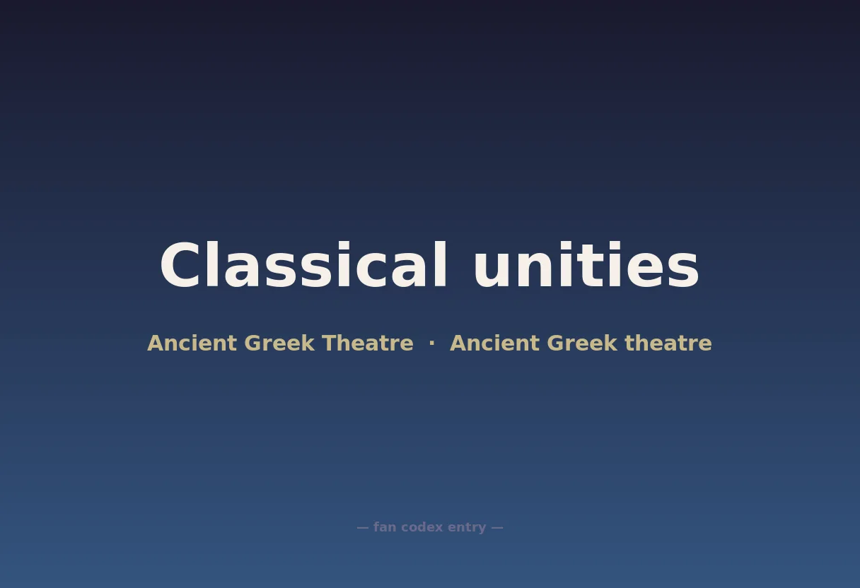 Classical unities