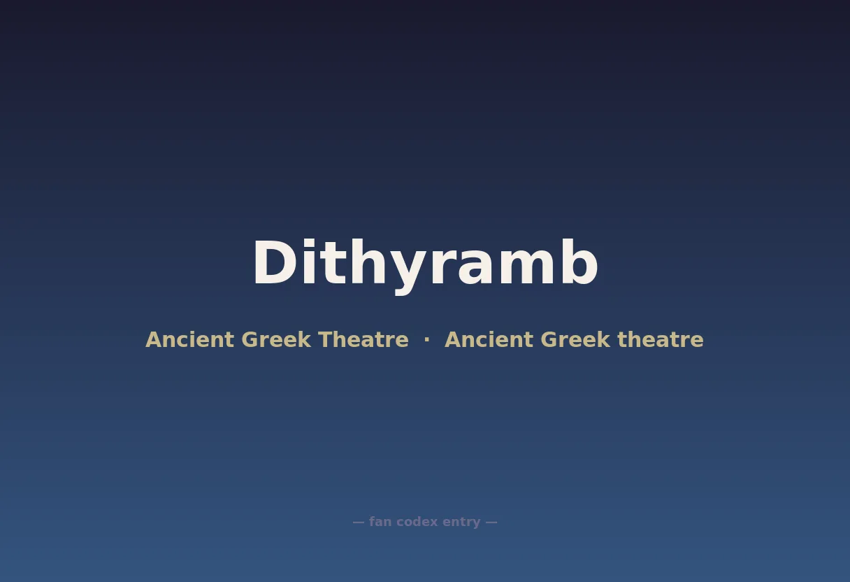 Dithyramb
