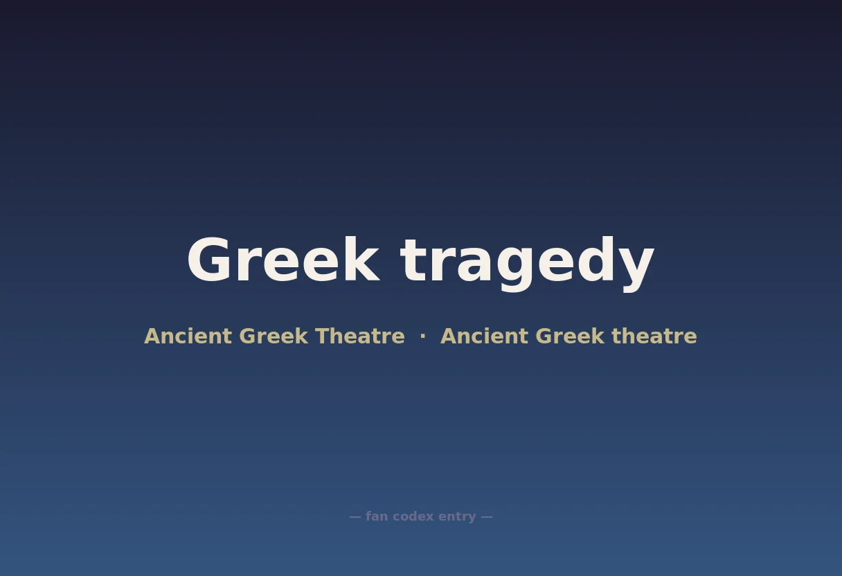 Greek tragedy