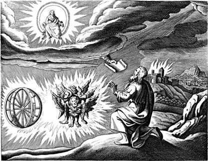 Ezekiel's cherub in Eden
