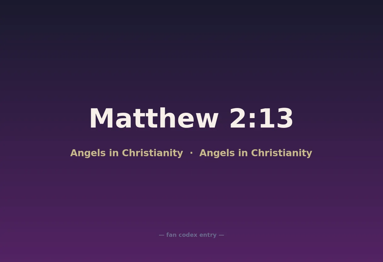 Matthew 2:13