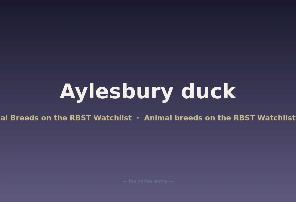 Aylesbury duck