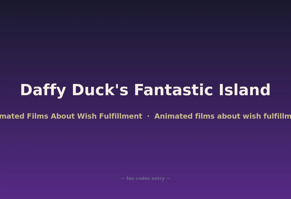 Daffy Duck's Fantastic Island