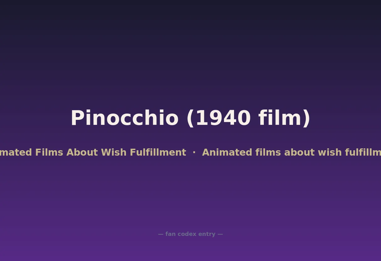 Pinocchio (1940 film)