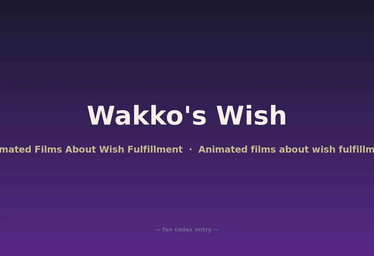 Wakko's Wish