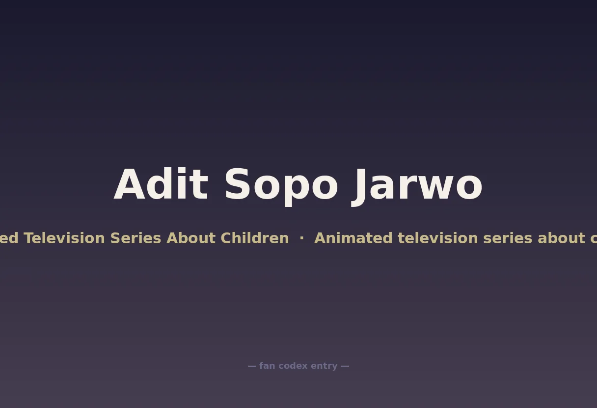 Adit Sopo Jarwo