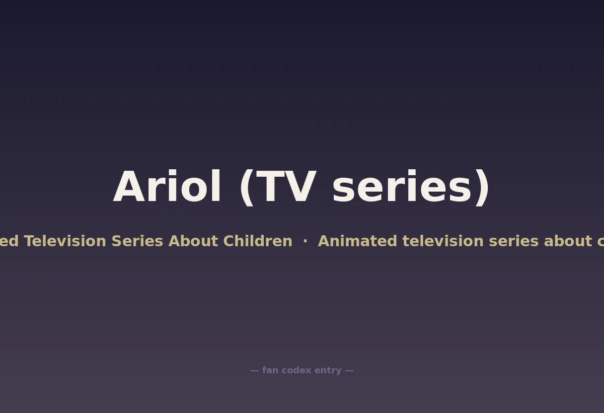 Ariol (TV series)