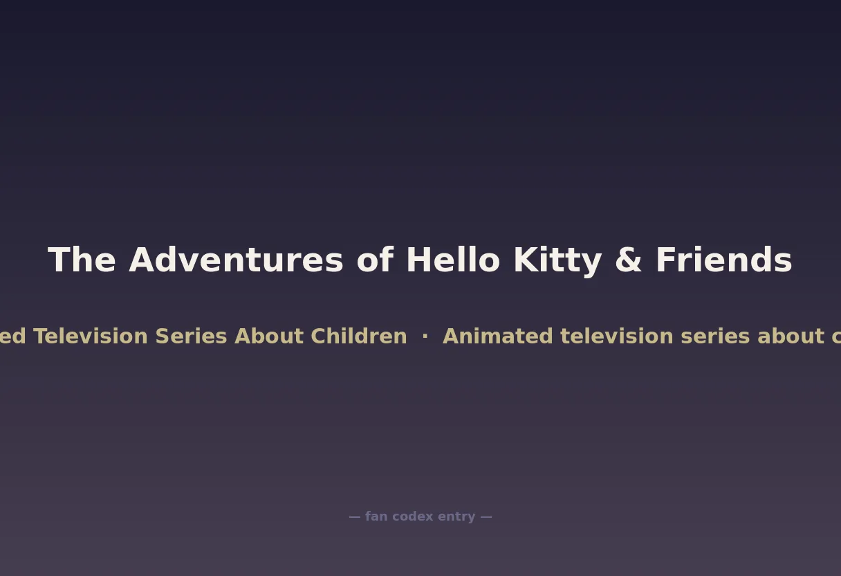The Adventures of Hello Kitty & Friends