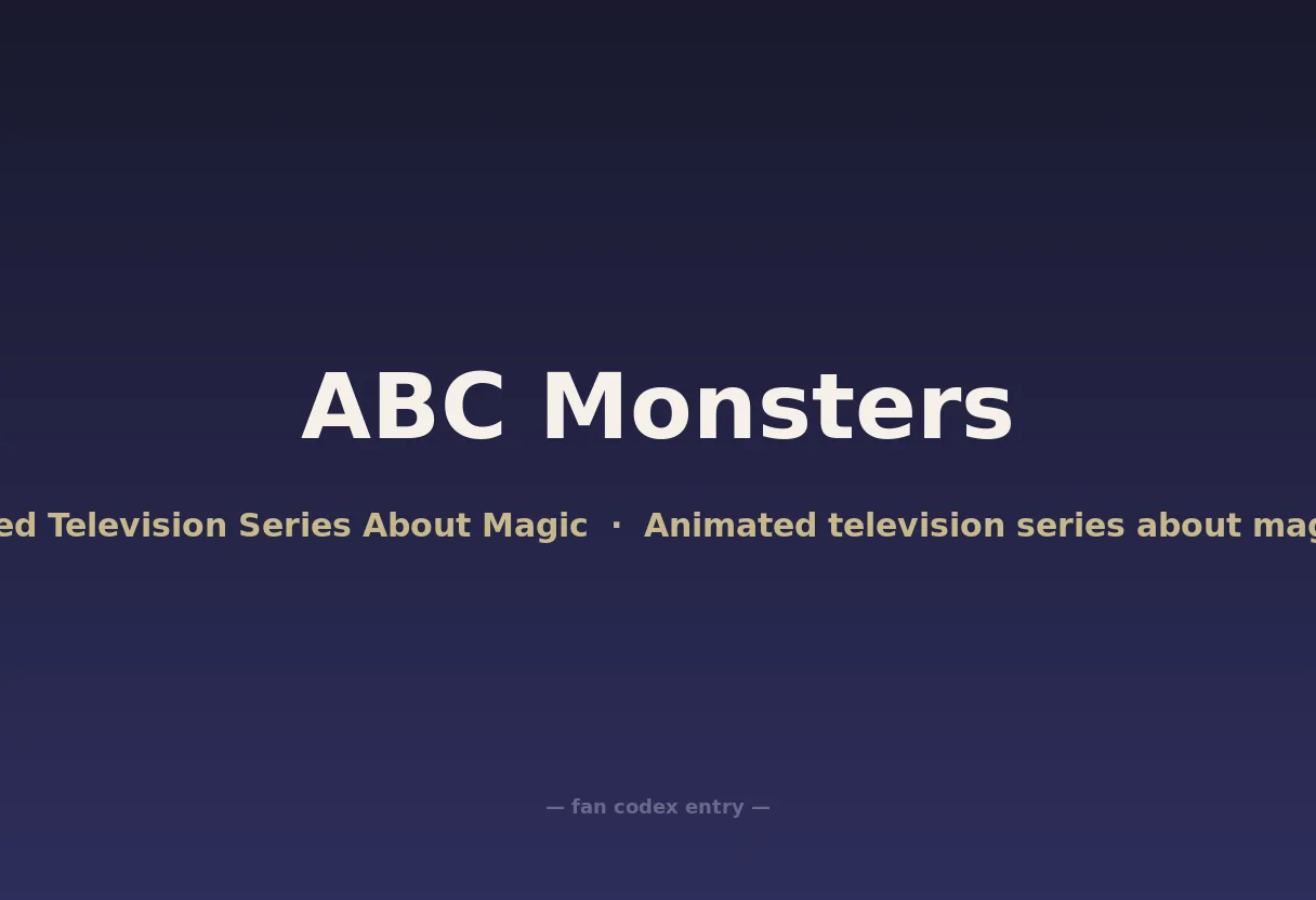 ABC Monsters