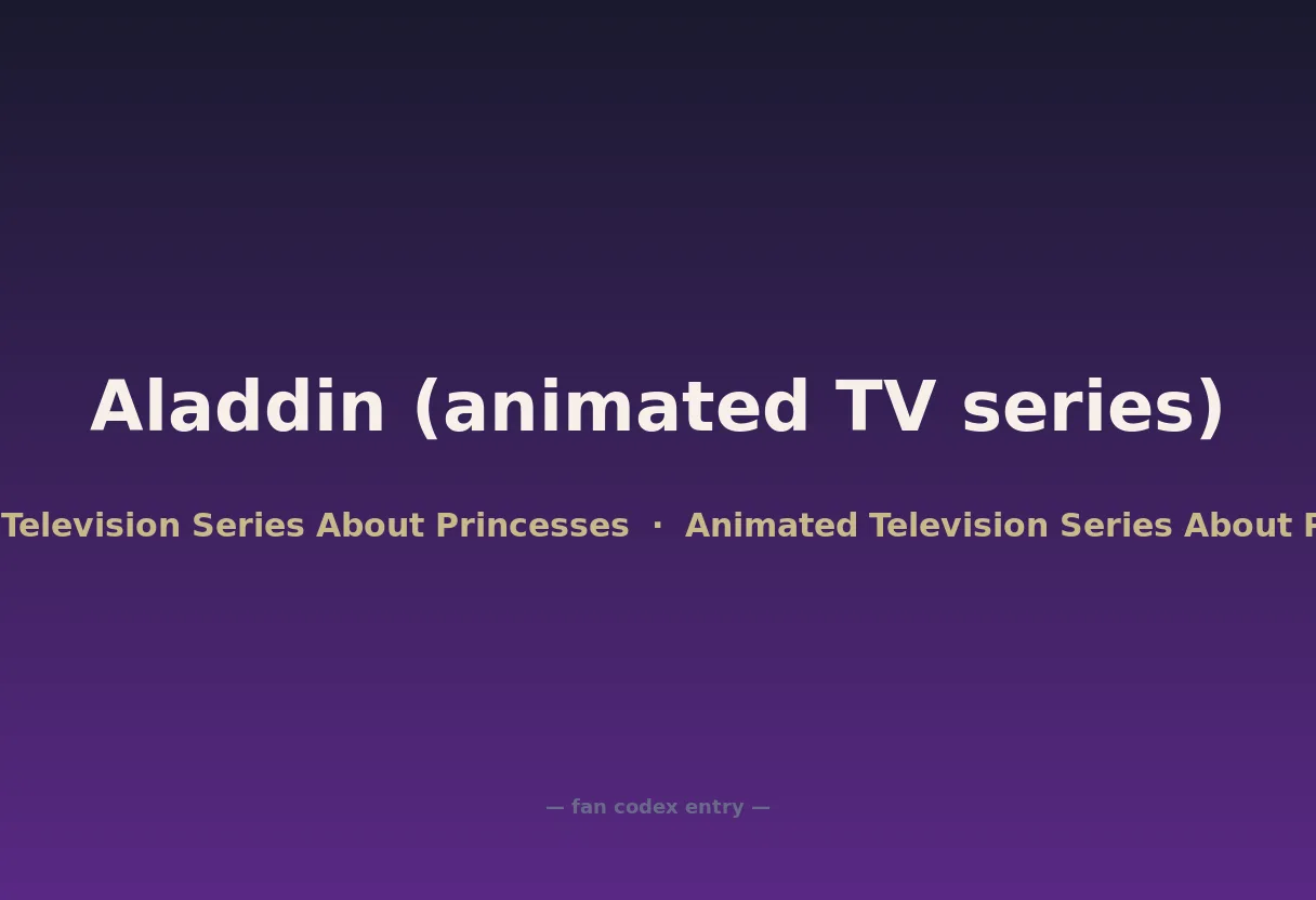 Aladdin (animated TV series)