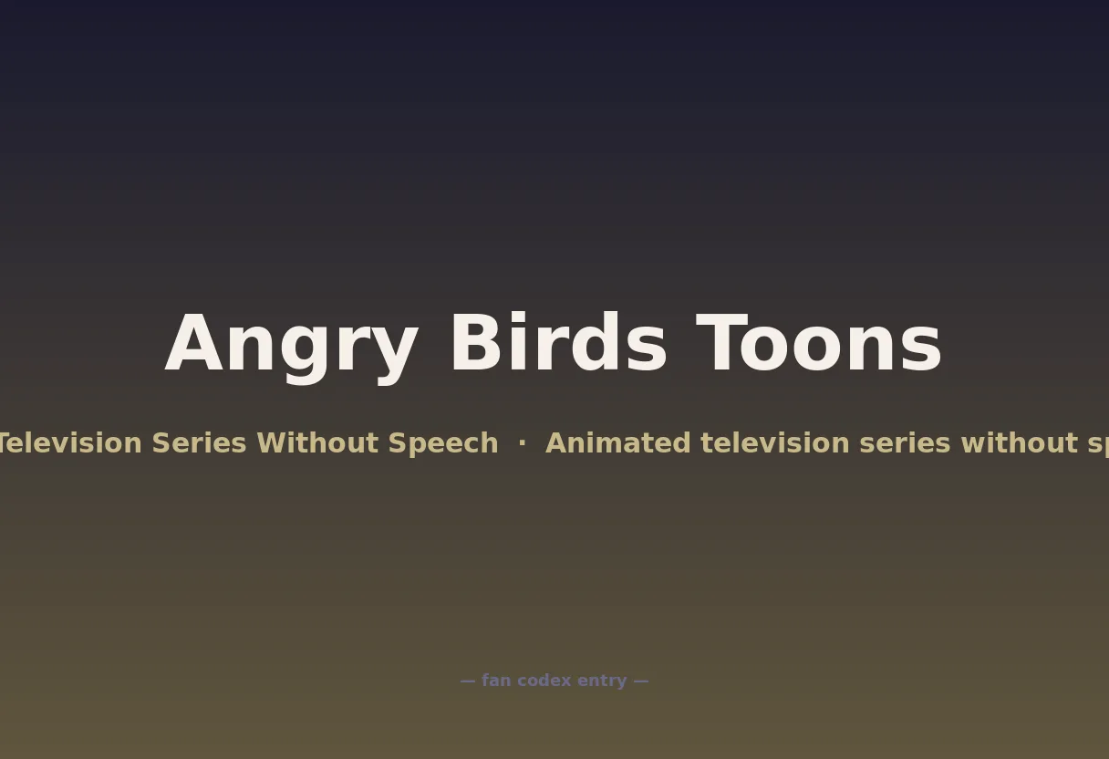Angry Birds Toons