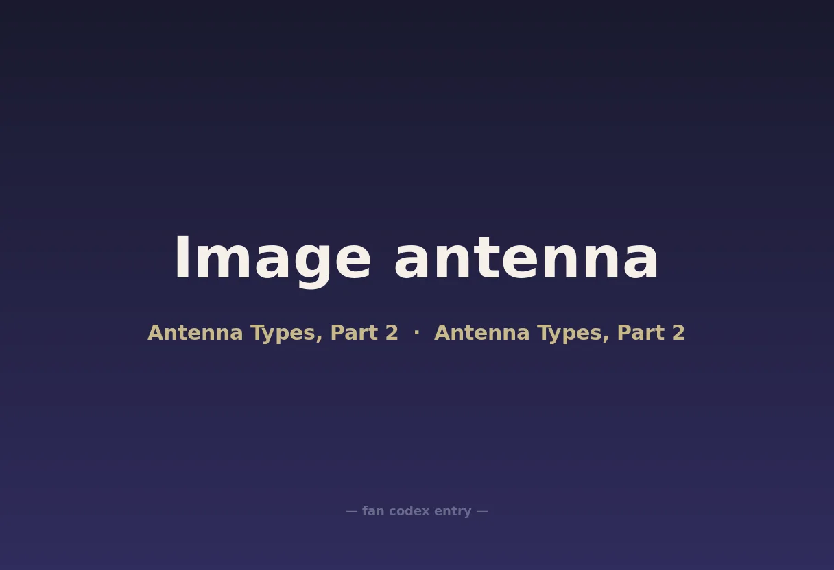 Image antenna