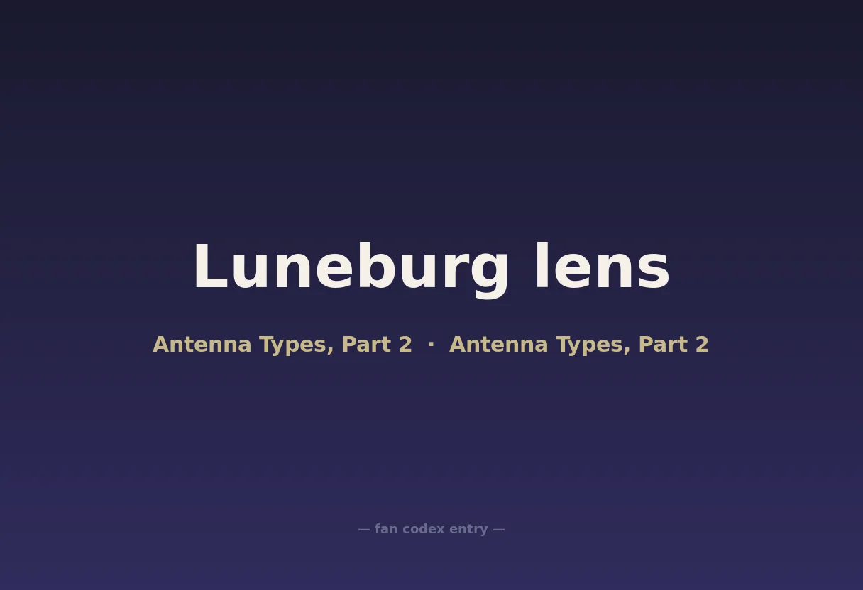Luneburg lens