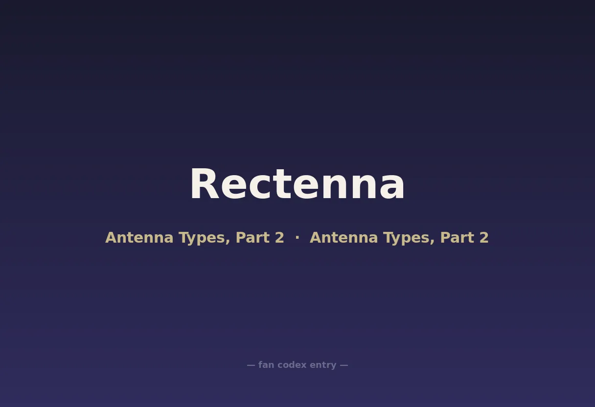 Rectenna