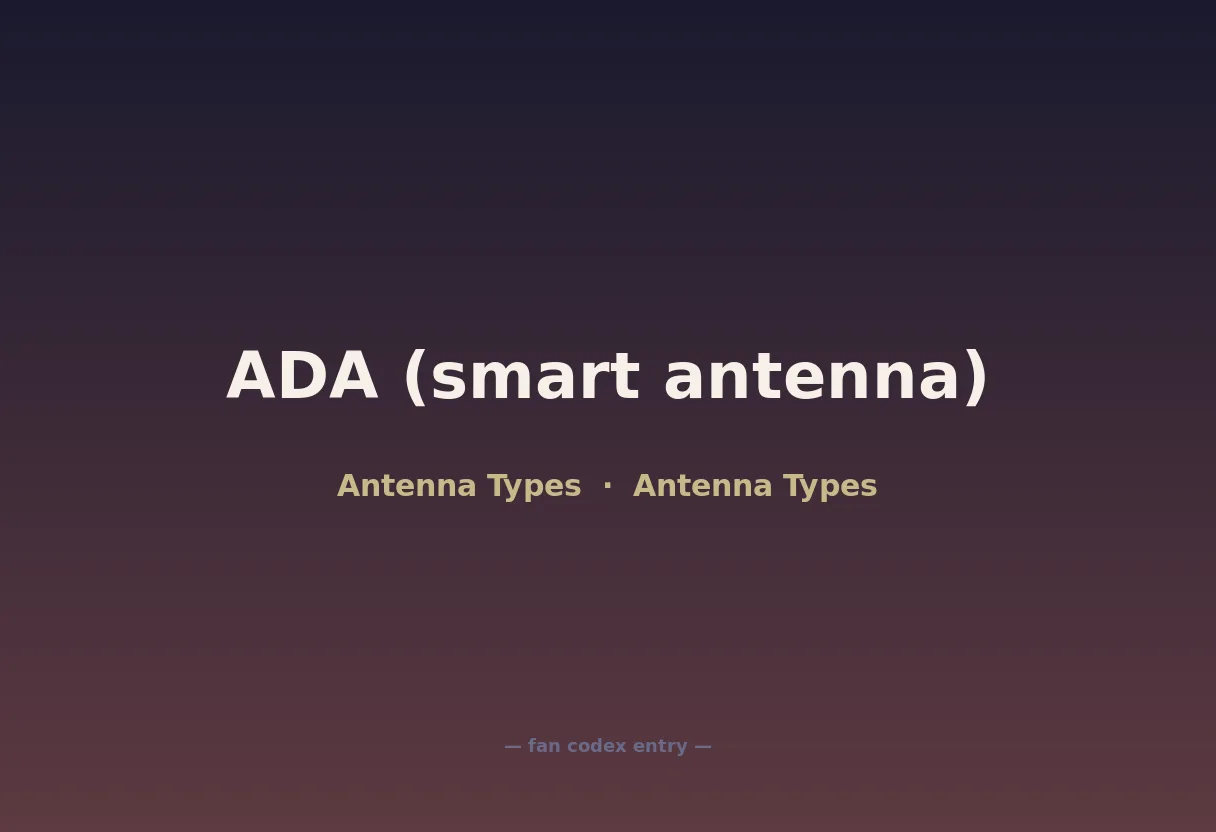ADA (smart antenna)