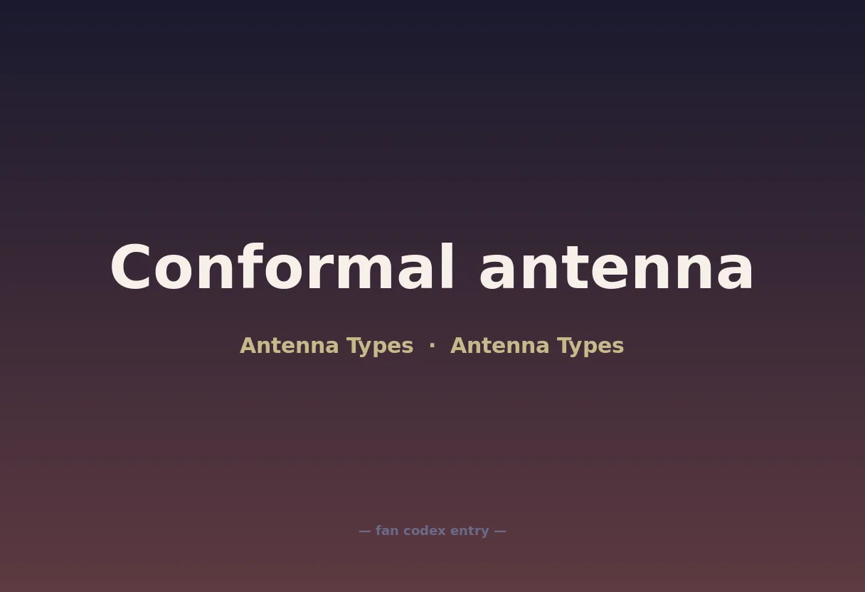 Conformal antenna