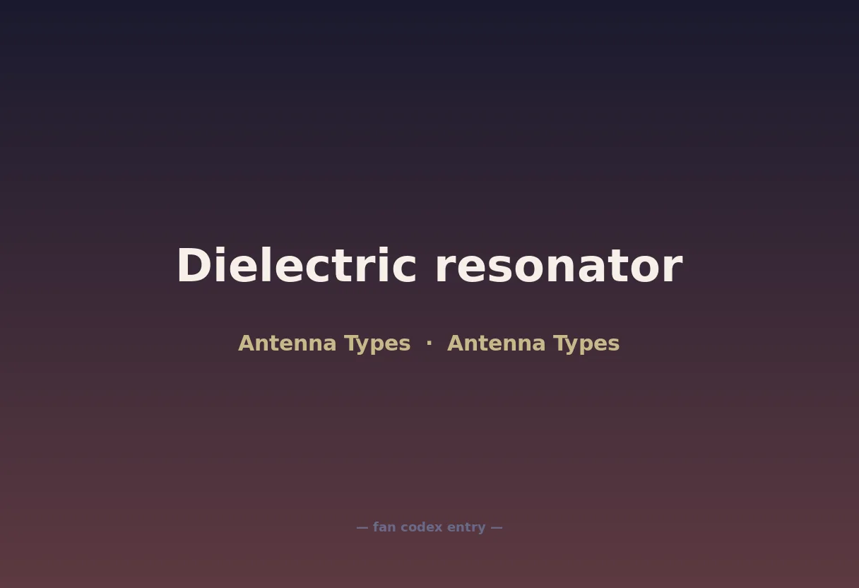 Dielectric resonator