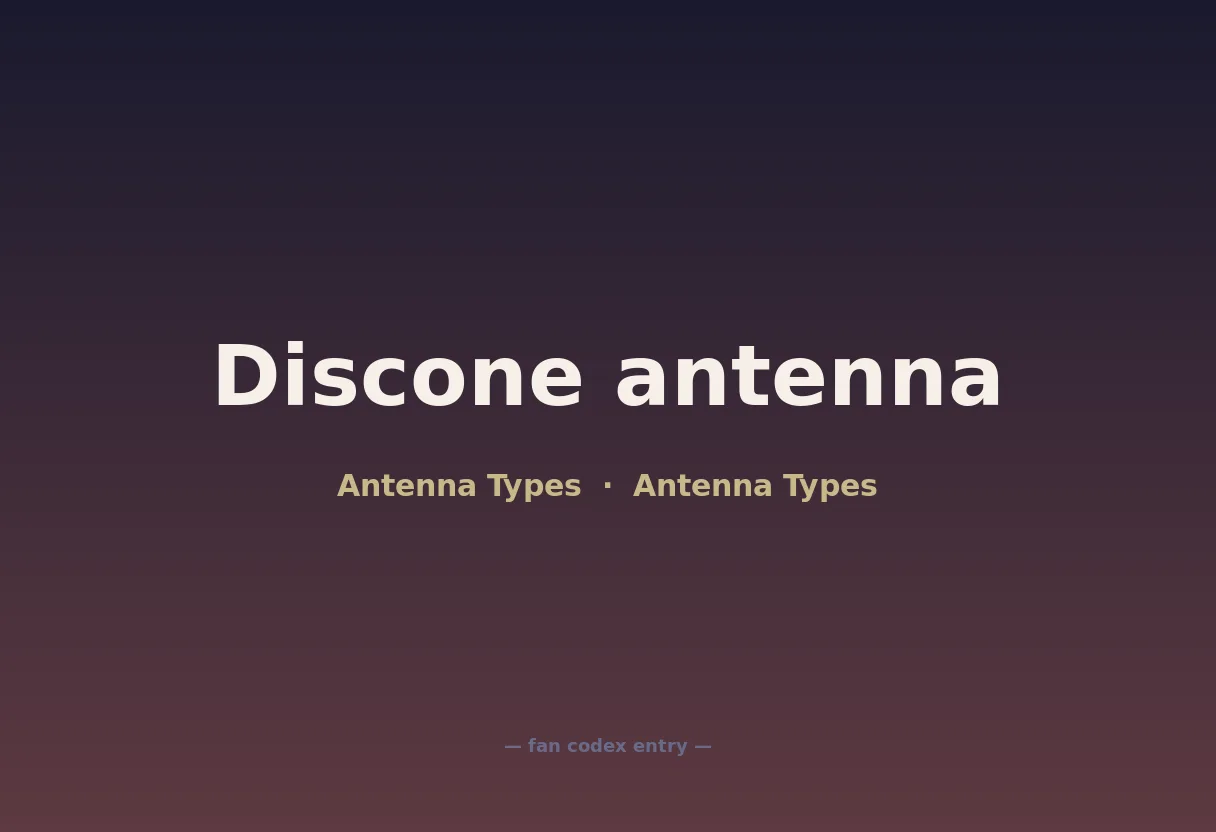 Discone antenna