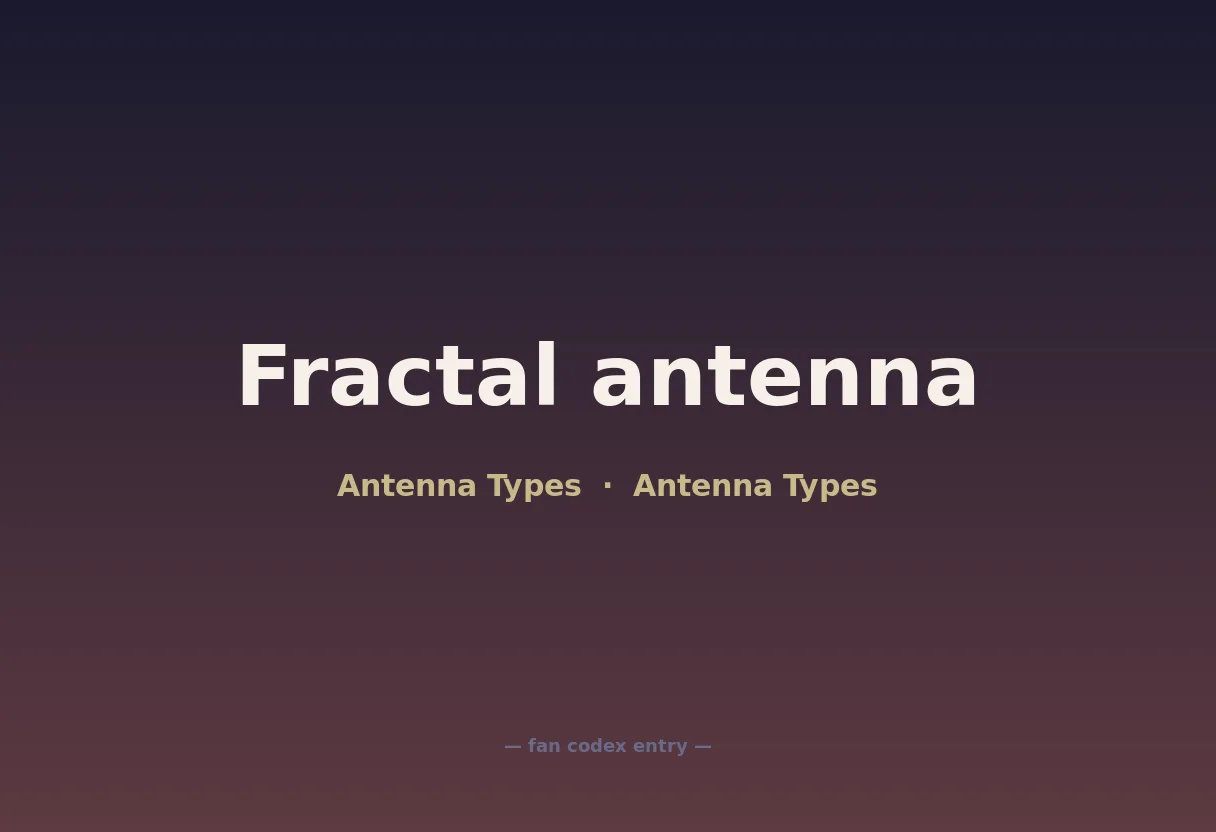 Fractal antenna