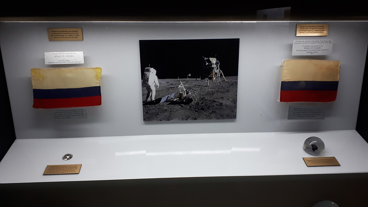 Colombia lunar sample displays