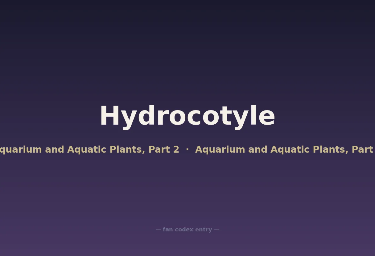 Hydrocotyle