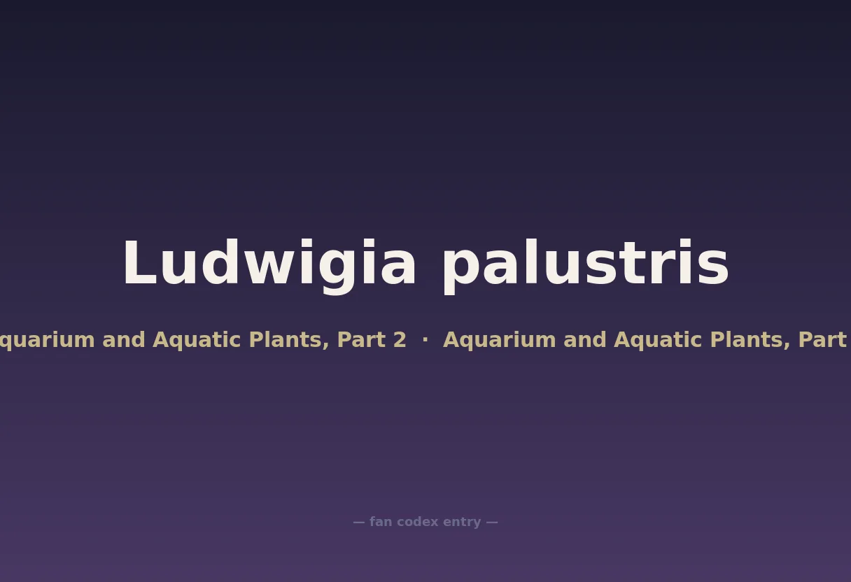 Ludwigia palustris