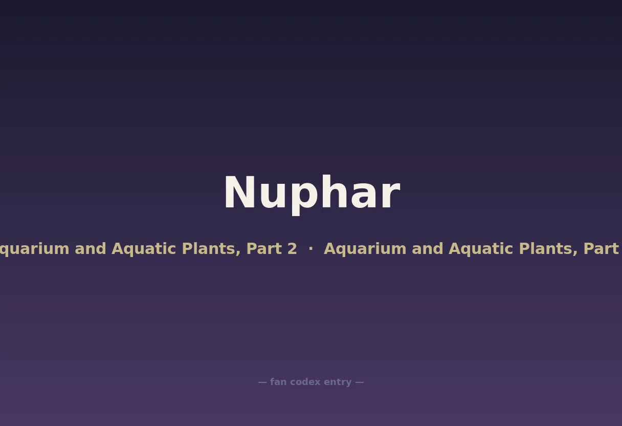 Nuphar