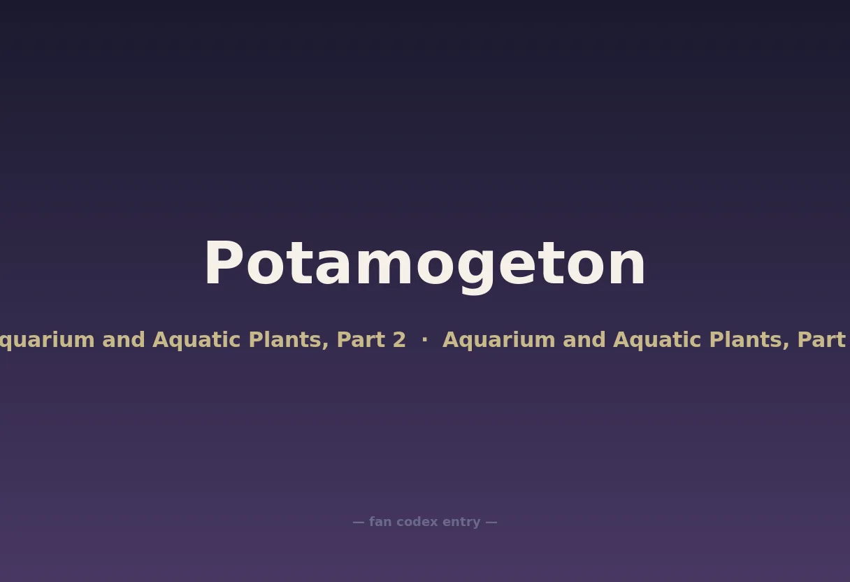 Potamogeton