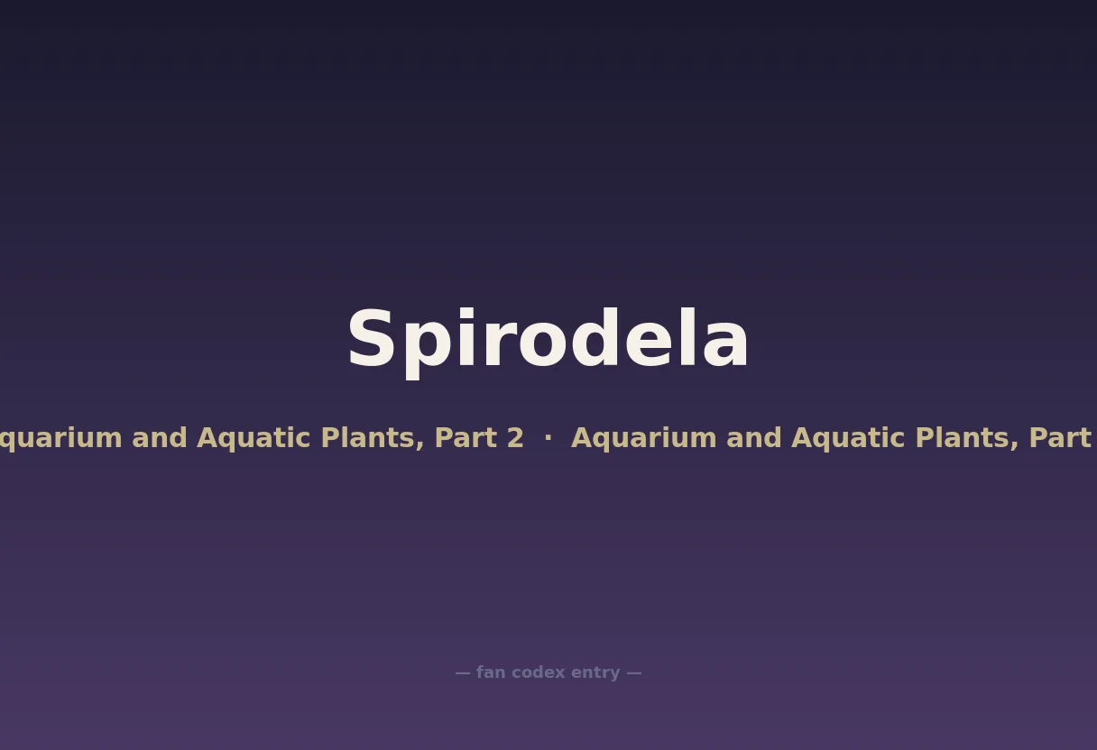 Spirodela