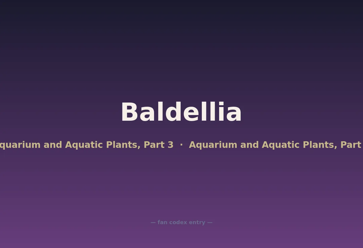 Baldellia