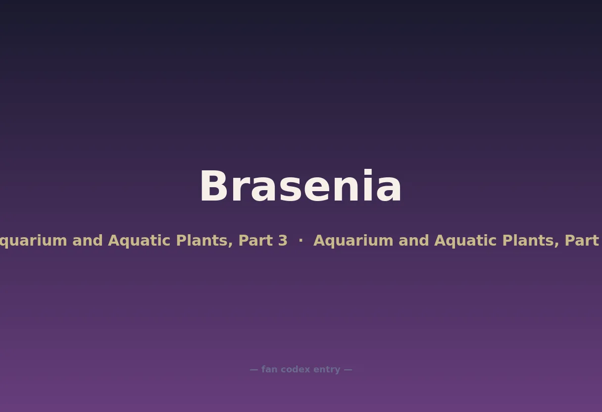 Brasenia