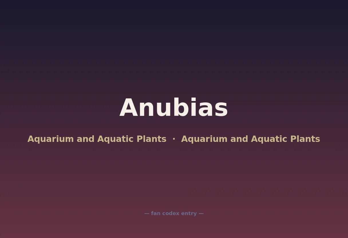 Anubias