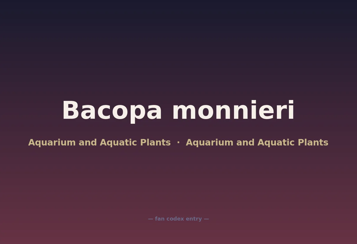 Bacopa monnieri