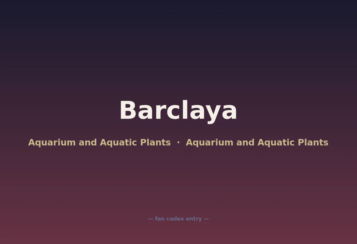 Barclaya