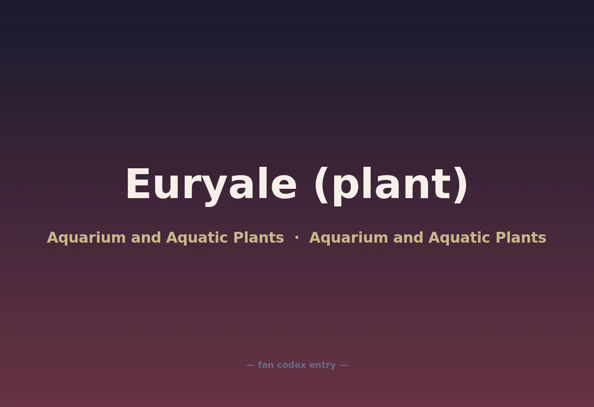 Euryale (plant)