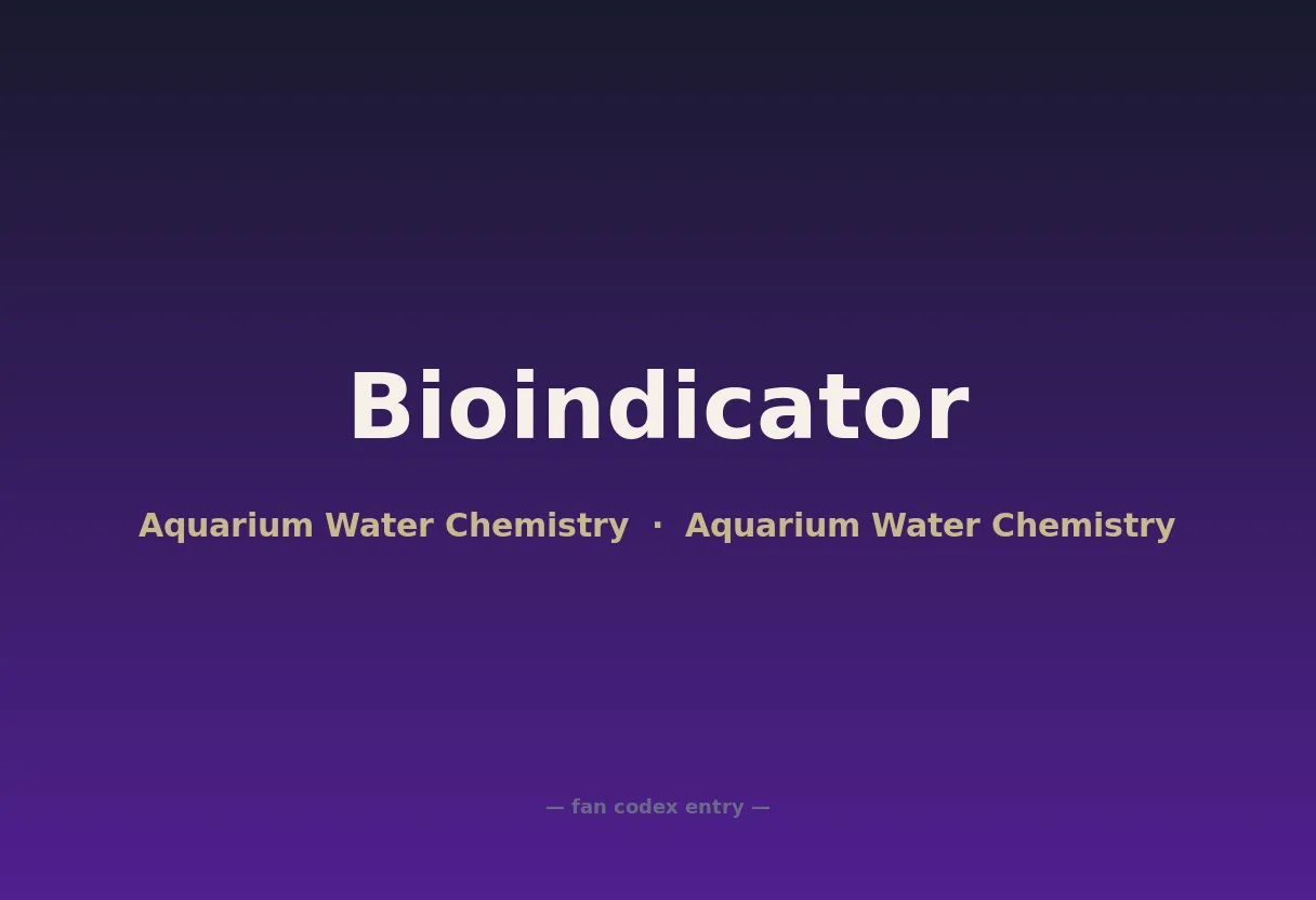 Bioindicator