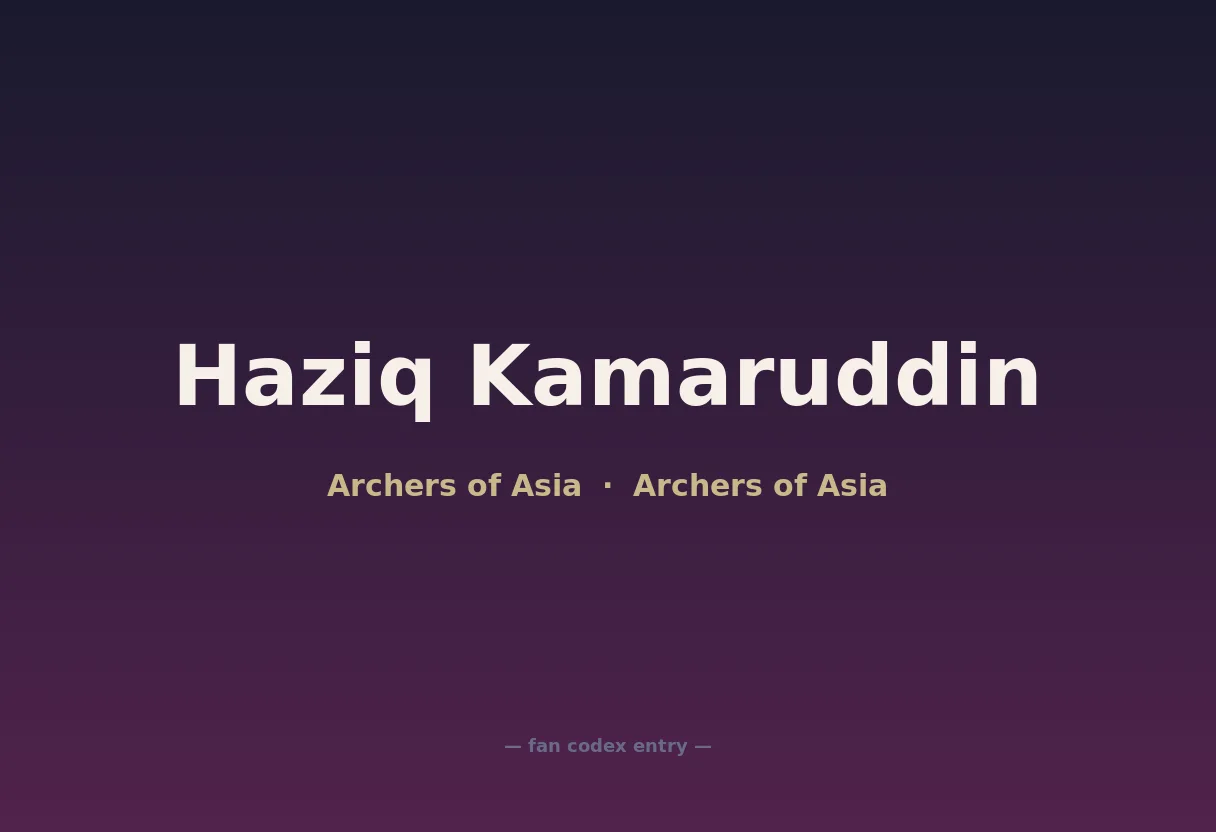 Haziq Kamaruddin
